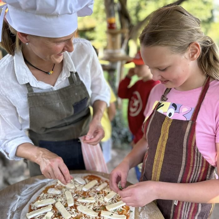 Vaikų picos kepimo edukacija